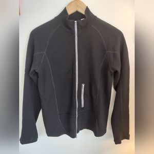 ibex Full Zip Up Wool Jacket Made in USA Midlayer